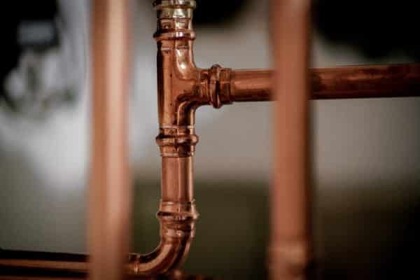 Fresh copper pipes in Glendale, AZ