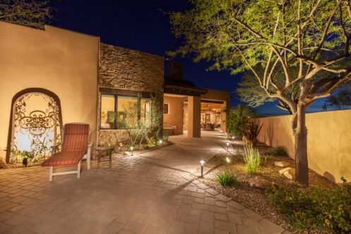 Outdoor lighting installation in Glendale, AZ